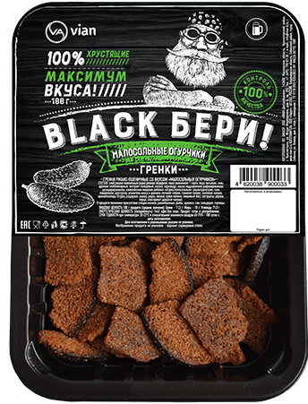 ГРЕНКИ РЖАНО-ПШЕНИЧНЫЕ СО ВКУСОМ МАЛОСОЛЬНЫХ ОГУРЧИКОВ